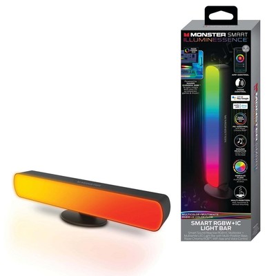 Monster LED Smart Wi-Fi Color Flow Light Bar, Customizable Color