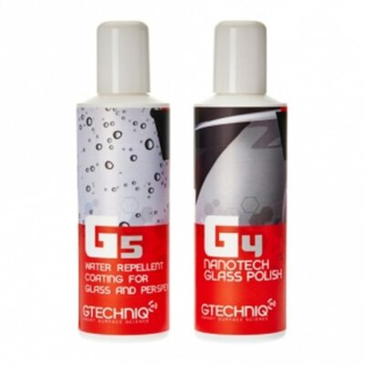 Gtechniq G5 and G4 Max Repellency Glass Coating and Polish Kit | 100ml