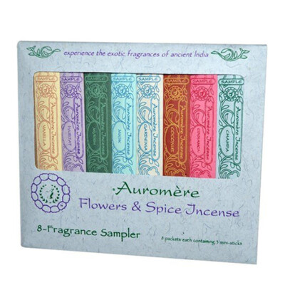 Set Aromatherapie Batonnets Encens Naturel Huile Essentielle Ayurvedic Auromere