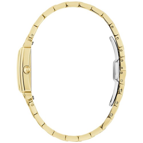 Pre-owned Bulova Sutton 97l177 Quartz Gold-tone Classic Stainless Steel Watch