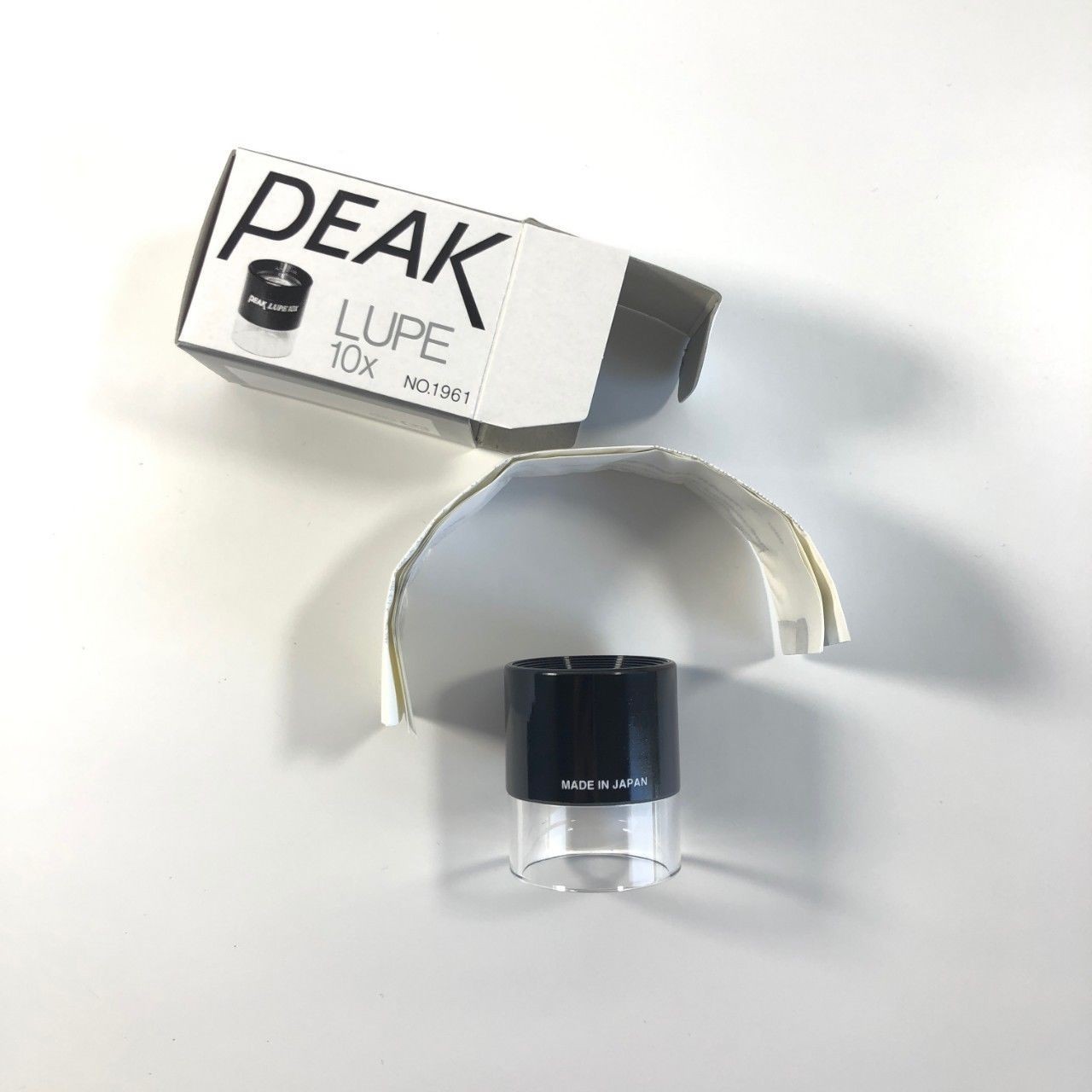 Peak 10X Loupe, Model No. 1961, Lupe, Detail Magnifier, Japan
