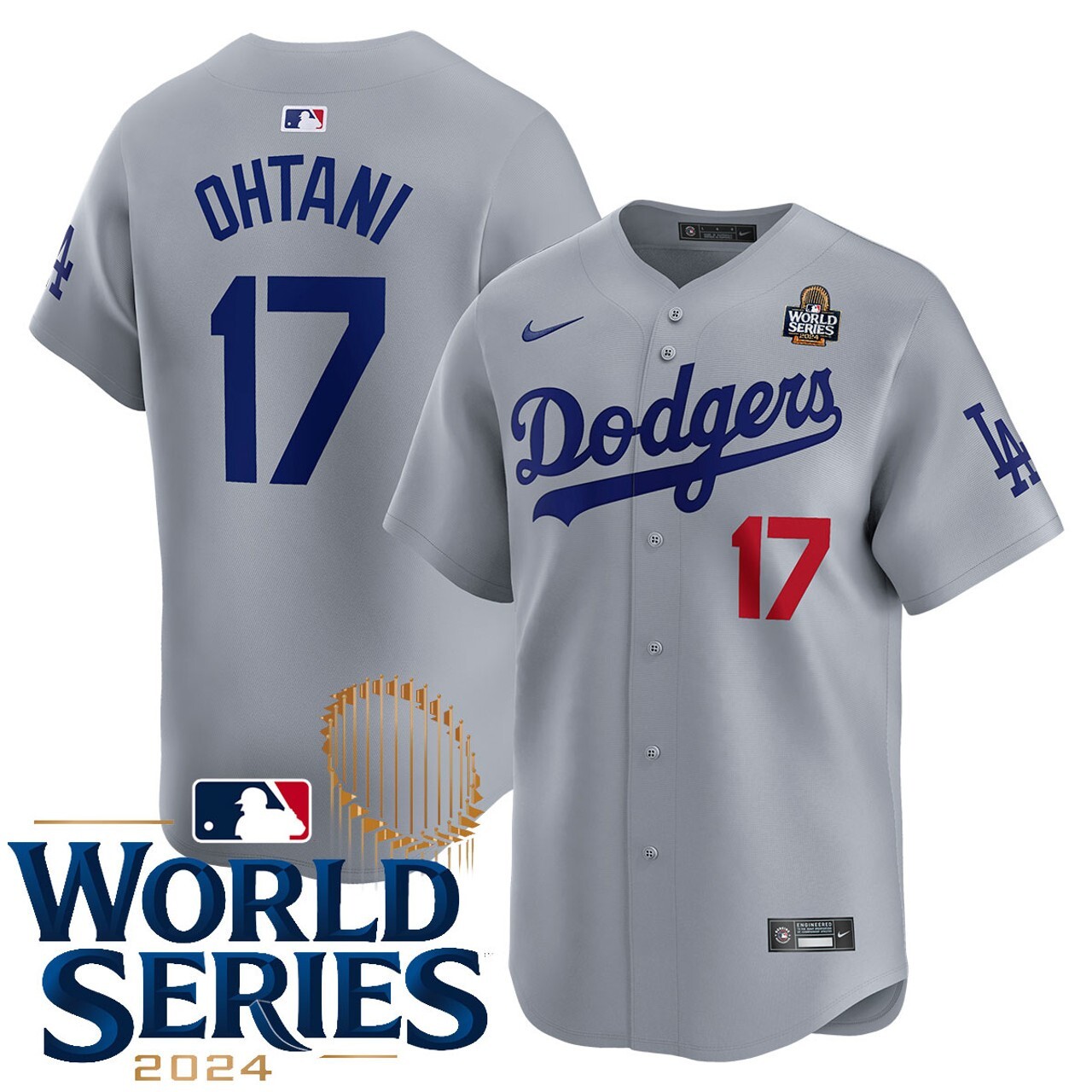 Shohei Ohtani Los Angeles Dodgers Nike World Series Road