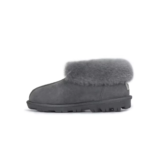 UGG Slippers Women Men Double Face Sheepskin Water Resistance Homey Slipper Boot