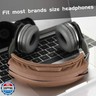 TXEsign Universal Replacement Headband Cushion Pad Cover Protector Compatible with ATH M50X, QC 35i/35ii, QC25, Solo 2/Solo 3, Studio 2/3 Headphones (Brown)