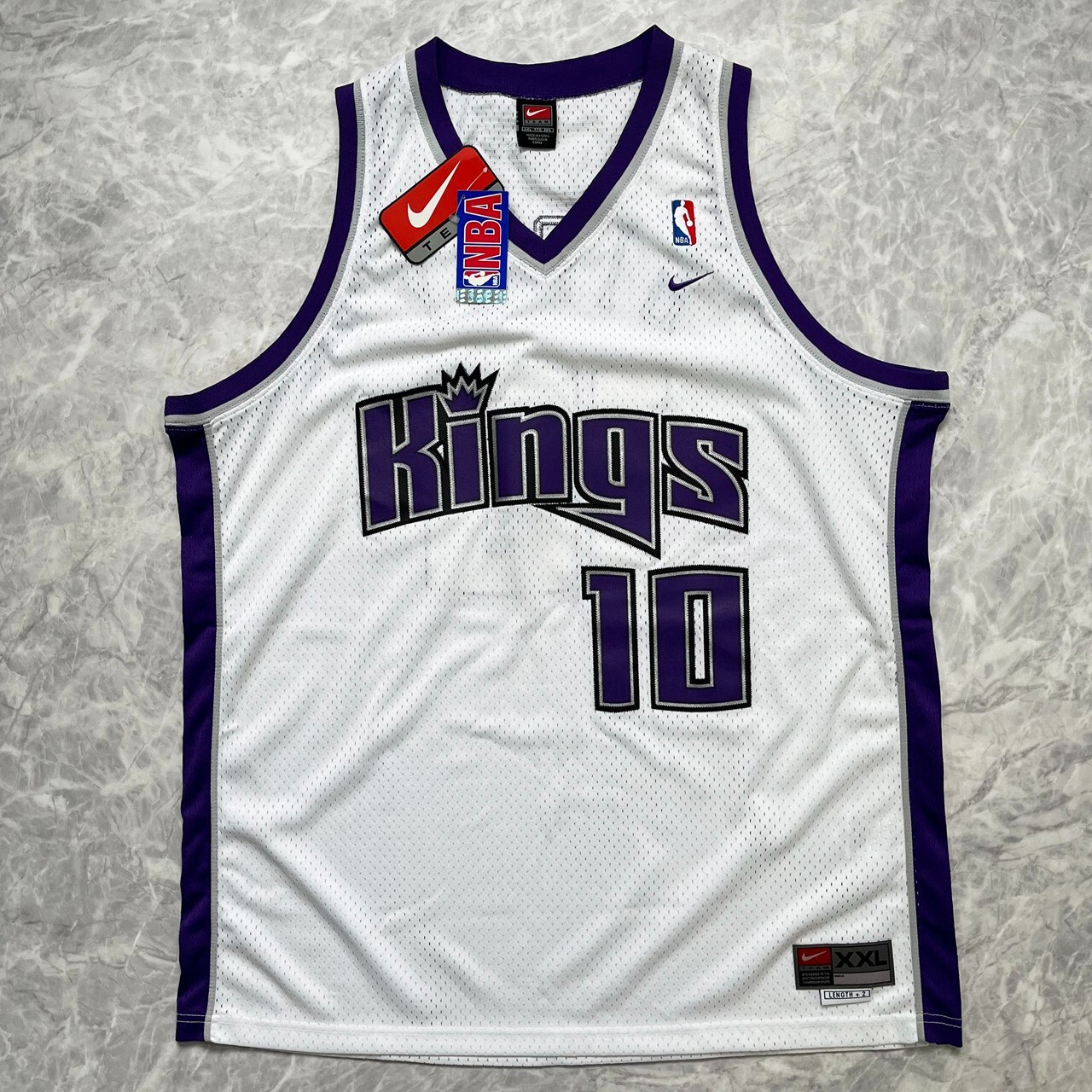 NIKE TEAM サクラメントキングス NBA 10 BIBBY ユニフォーム Nike NBA Sacramento Kings Mike Bibby #10 Jersey Men's XL