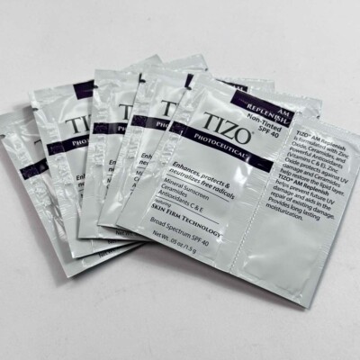 Tizo AM REPLENISH Facial Mineral Sunscreen Tinted SPF 40 Facial Primer 1.5gx5