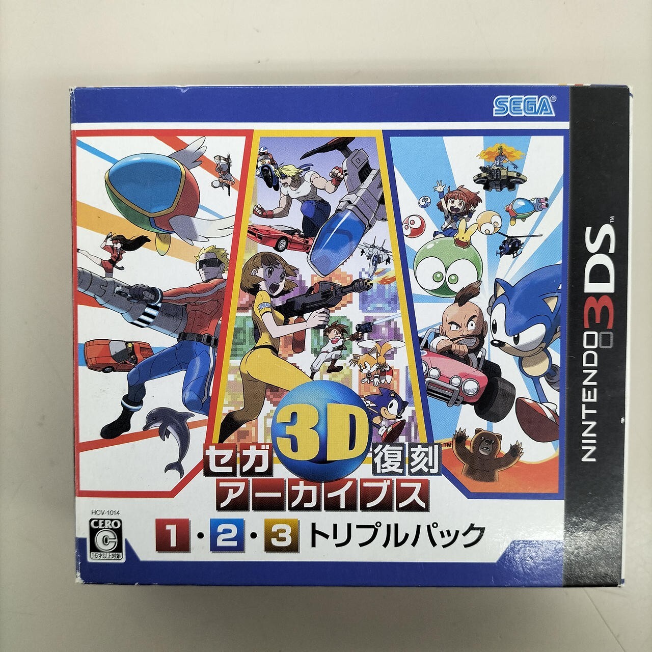 Nintendo 3DS Sega 3D Classics Collection 1 2 3 Triple Pack