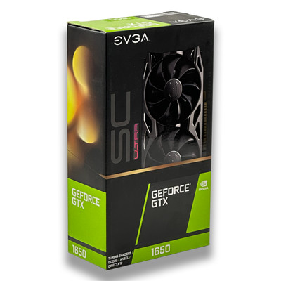 EVGA GeForce GTX 1650 SC ULTRA 4 Gb GDDR5 Dual Fan (04G-P4-1057-KR)