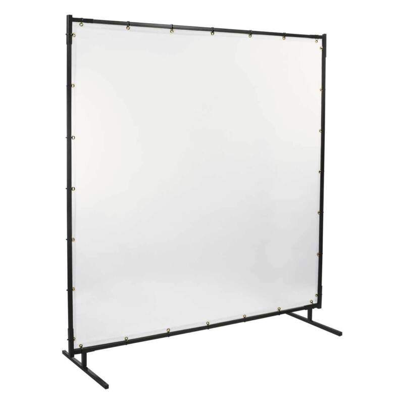 Steiner 539-6X8 Protect-O-Screen Classic Clear Vinyl Welding Curtain with Frame