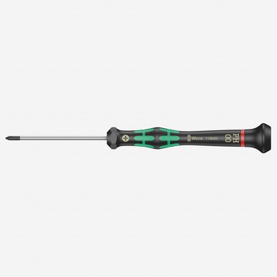 Wera 118020 PH #00 x 60mm Kraftform Micro Phillips Precision Screwdriver