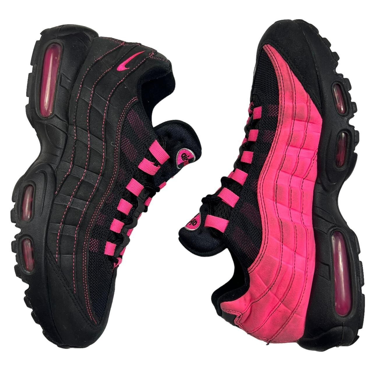 Nike Air Max 95 Black Pink Blast (Size UK 8.5 / US 9.5 / EU
