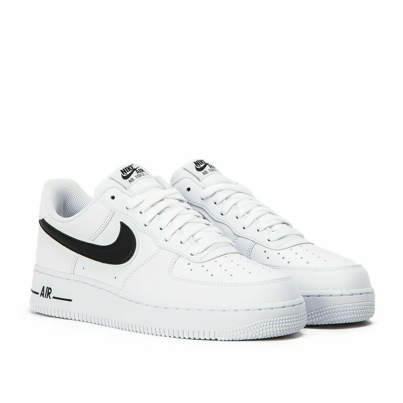 Nike Air Force 1 07 Men's Trainers (UK Sizes 7 - 12) White-Black Brand New | eBay