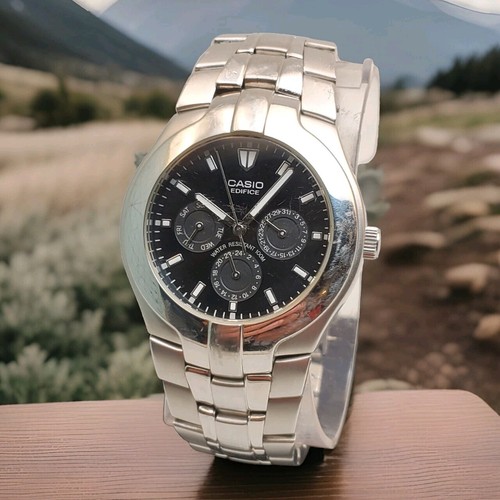 CASIO EDIFICE ステンレススチール 時計 Amazon.com: Casio Edifice EFV-650DJ-3AJF [Edifice Standard