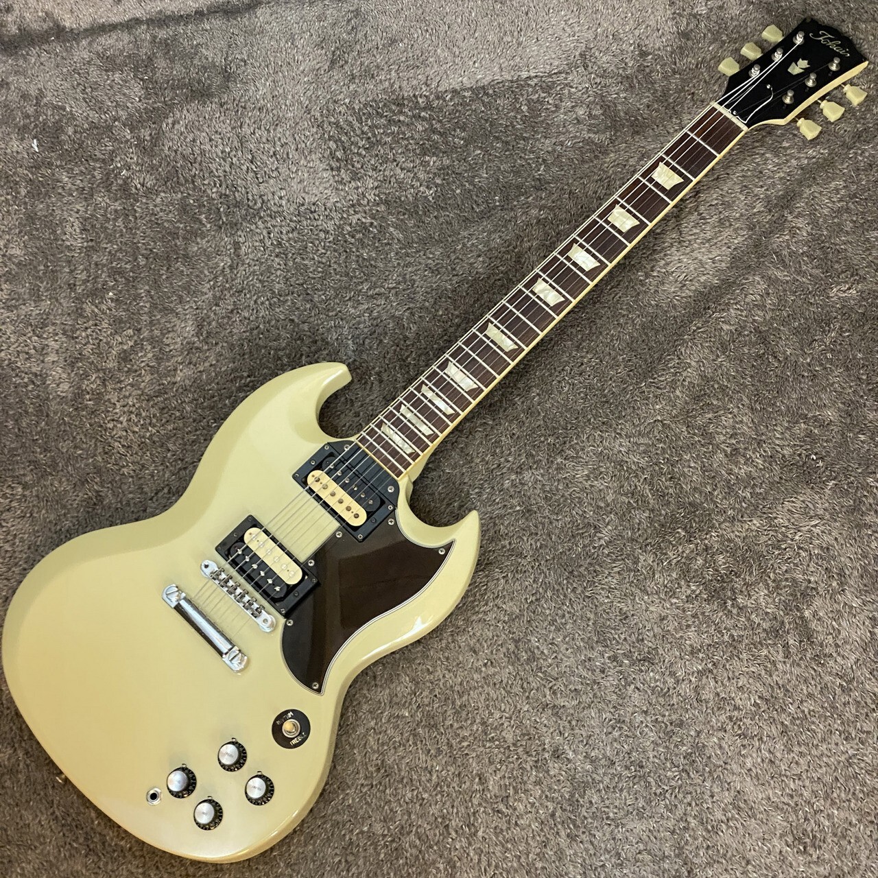 Tokai TSG-60 Vintage White Made in Japan 1985 SG Type Solid