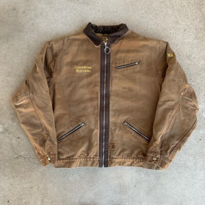 Vintage Carhartt J297 Sandstone Brown Sherpa Lined Detroit Vintage Carhartt J297 Sandstone Brown Sherpa Lined Detroit