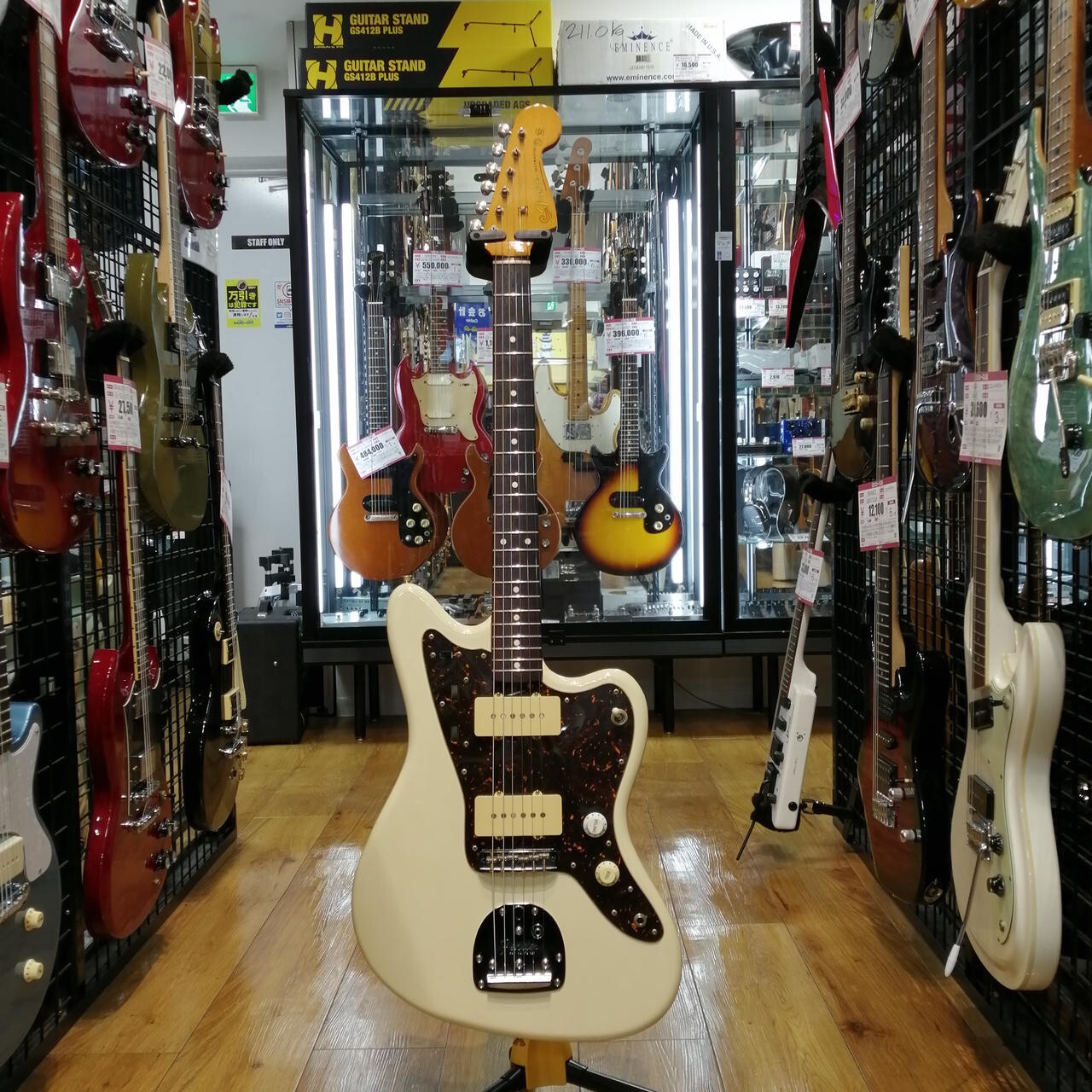 Fender Japan JM66 VWH Jazzmaster Vintage White Electric Fender Japan JM66 VWH Jazzmaster Vintage White Electric