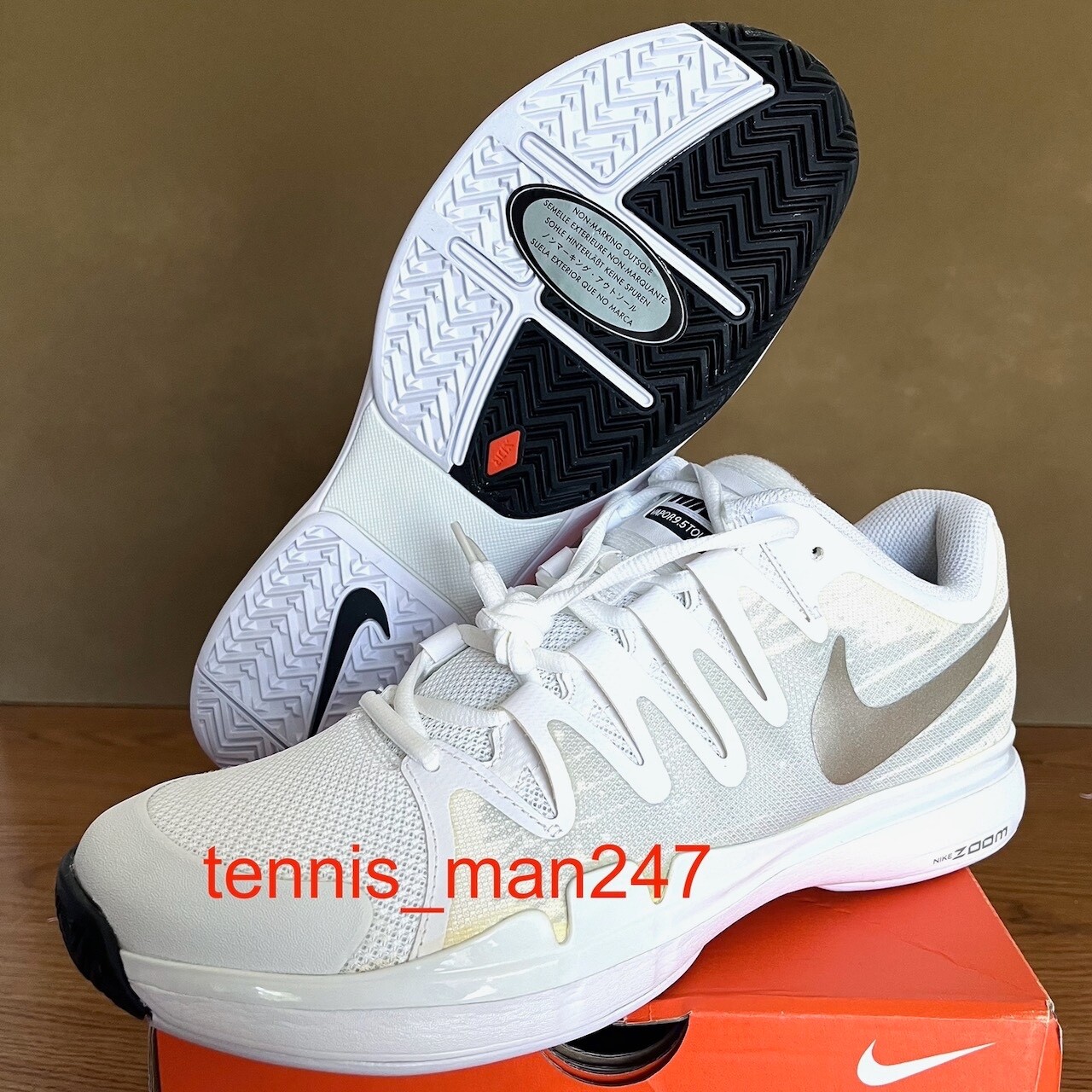 Nike Roger Federer RF 2014 Wimbledon Zoom Vapor 9.5 X ON