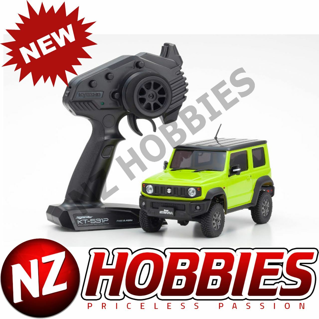 Kyosho 32523Y Mini-Z 4X4 Suzuki Jimny Sierra Kinetic Yellow