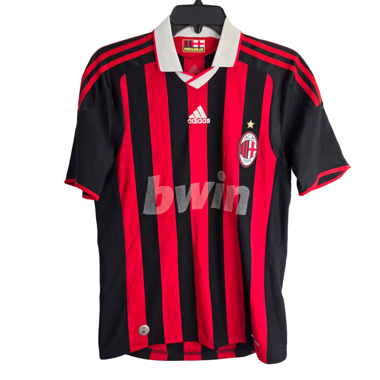 アディダス acミラン トラックパンツ ブラック AC MILAN bwin 2007-08 AC Milan adidas Track Pants/Bottoms - 6/10 - (M.Boys)