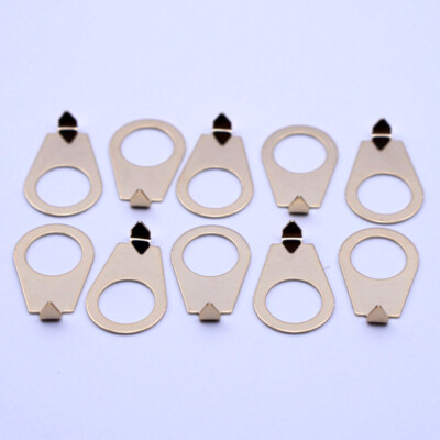 10 PCS Guitar Knob Pointer Washer Plate Knob Indicator Steel For Gibson Les Paul