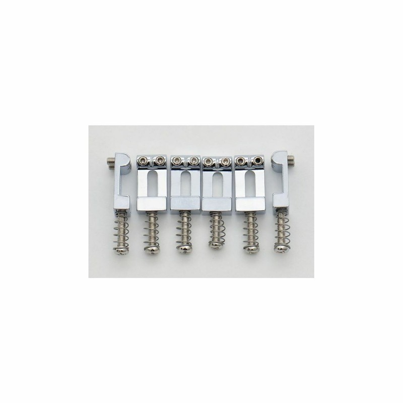 Goeldo Tv12c EinzelbÃ¶Ckchen Pour Strat, Fonte, 10,5mm, Chrome, 6 PiÃ¨Ce