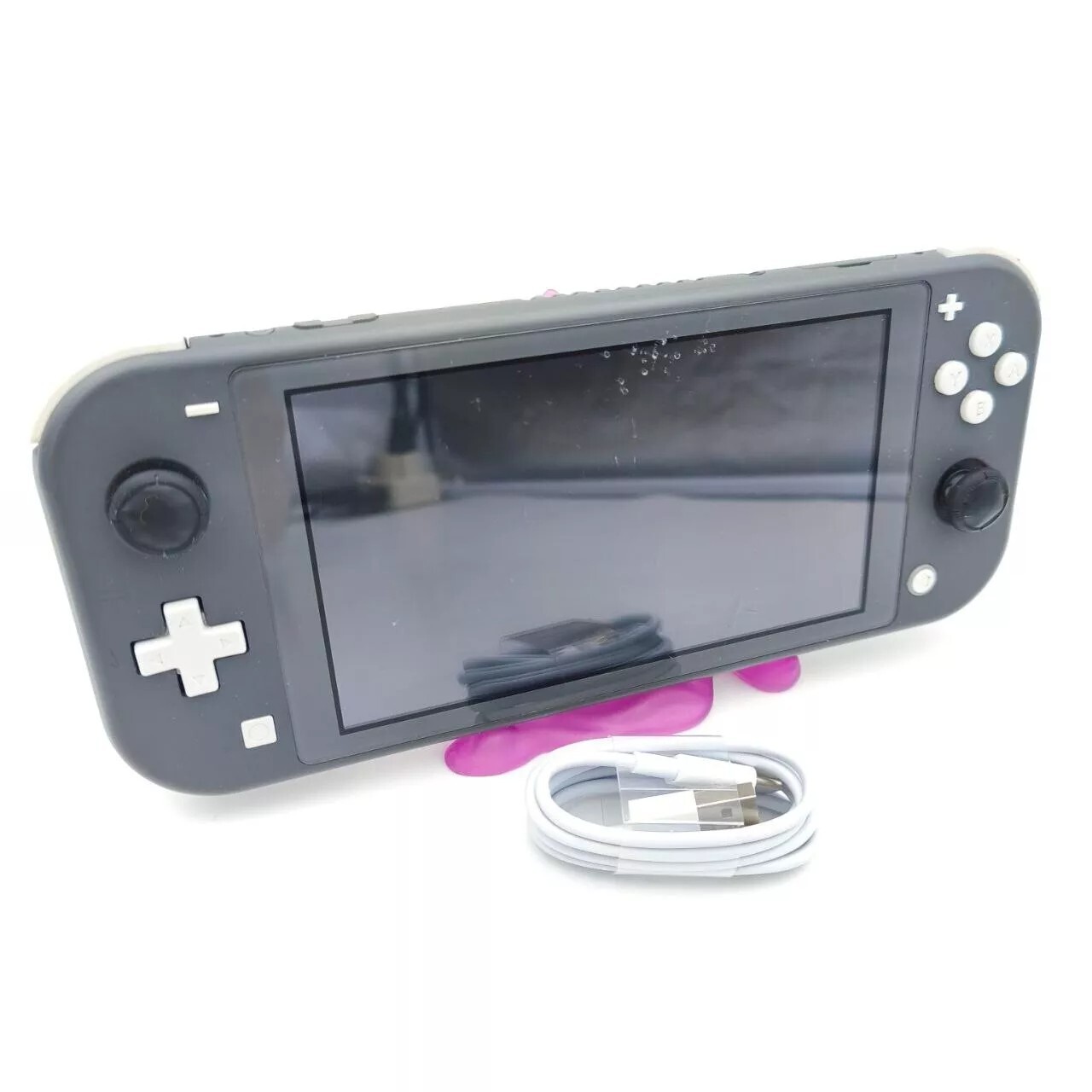 Nintendo Switch Lite 32GB Gray Console Used with Charger