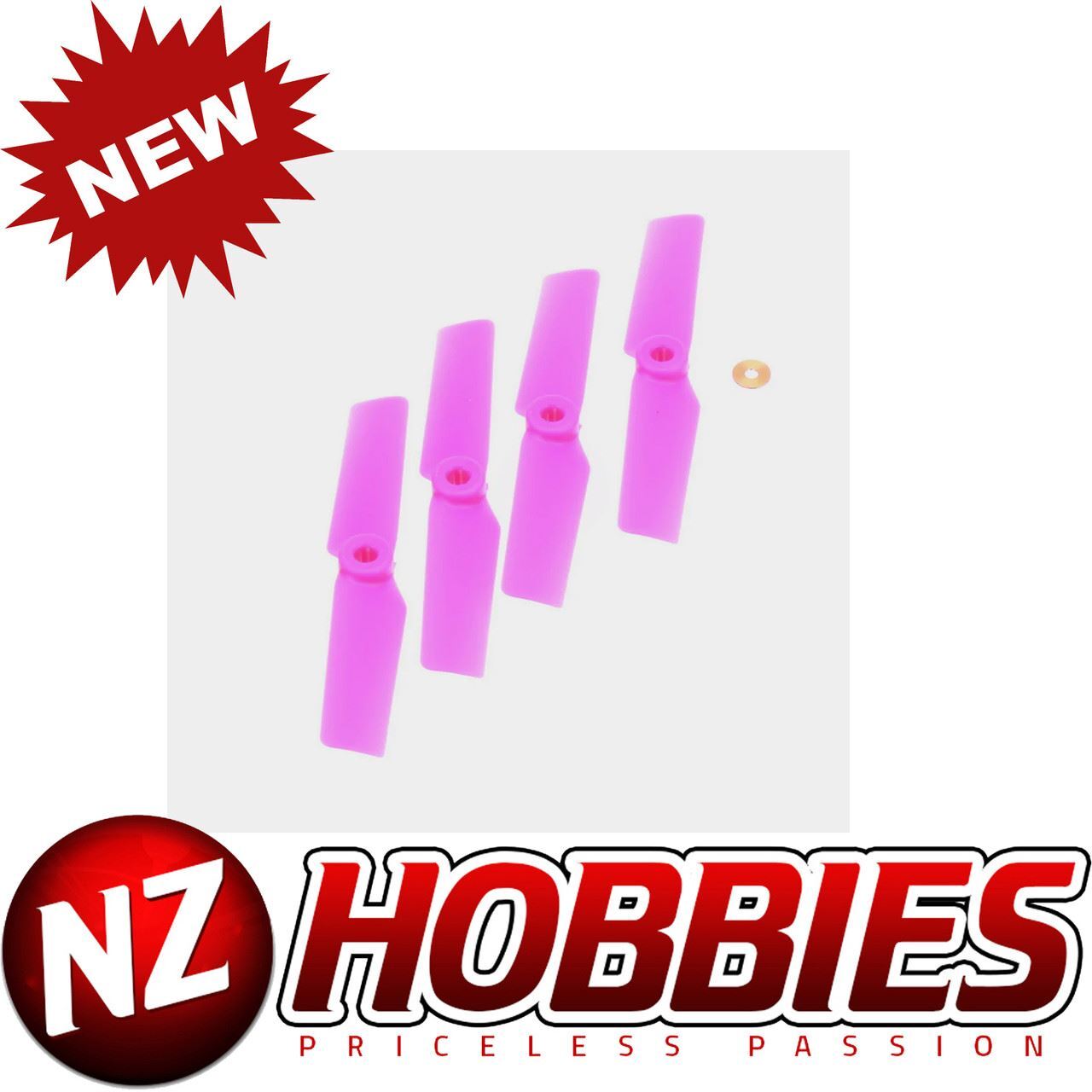 OMP OSHM1055 M1 RC Helicopter Tail Blade Set - PURPLE