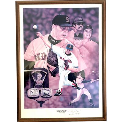 Boston Red Sox Roger Clemens The Rocket Autograph Limited