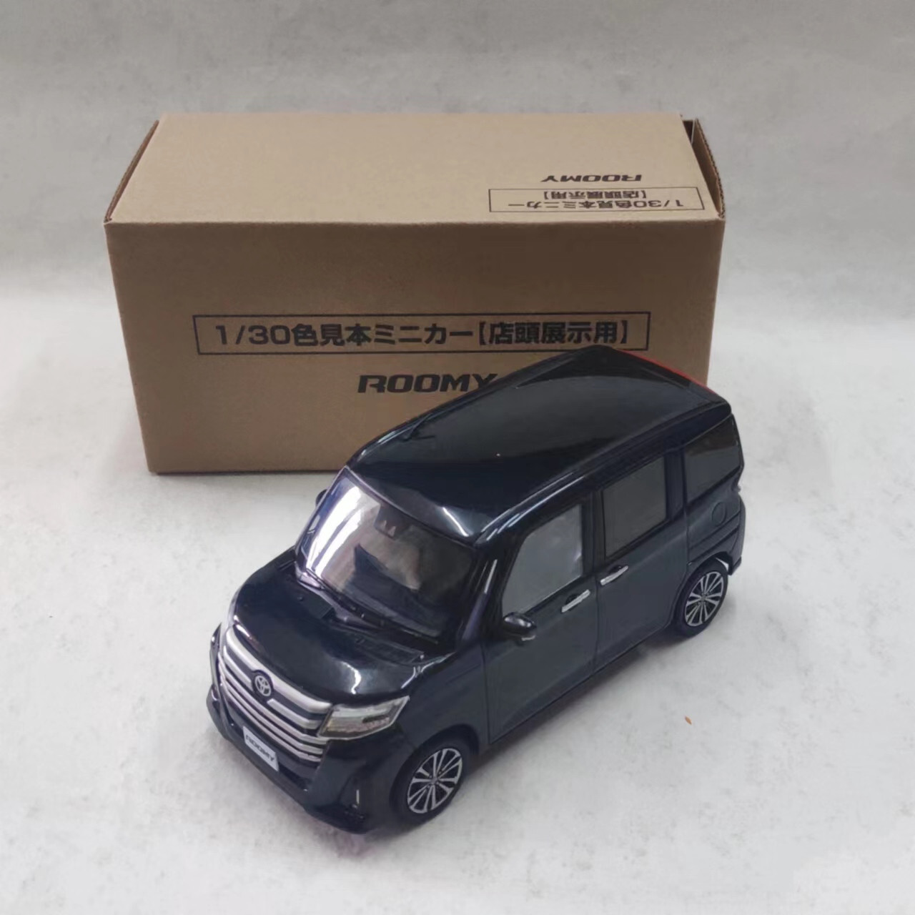 1/30 TOYOTA ROOMY Dealer model Collection Gifts 2020 BLACK