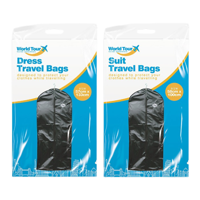 Suit Dress Cover Travel Bags Mens Ladies Garment Breathable Zipped UK