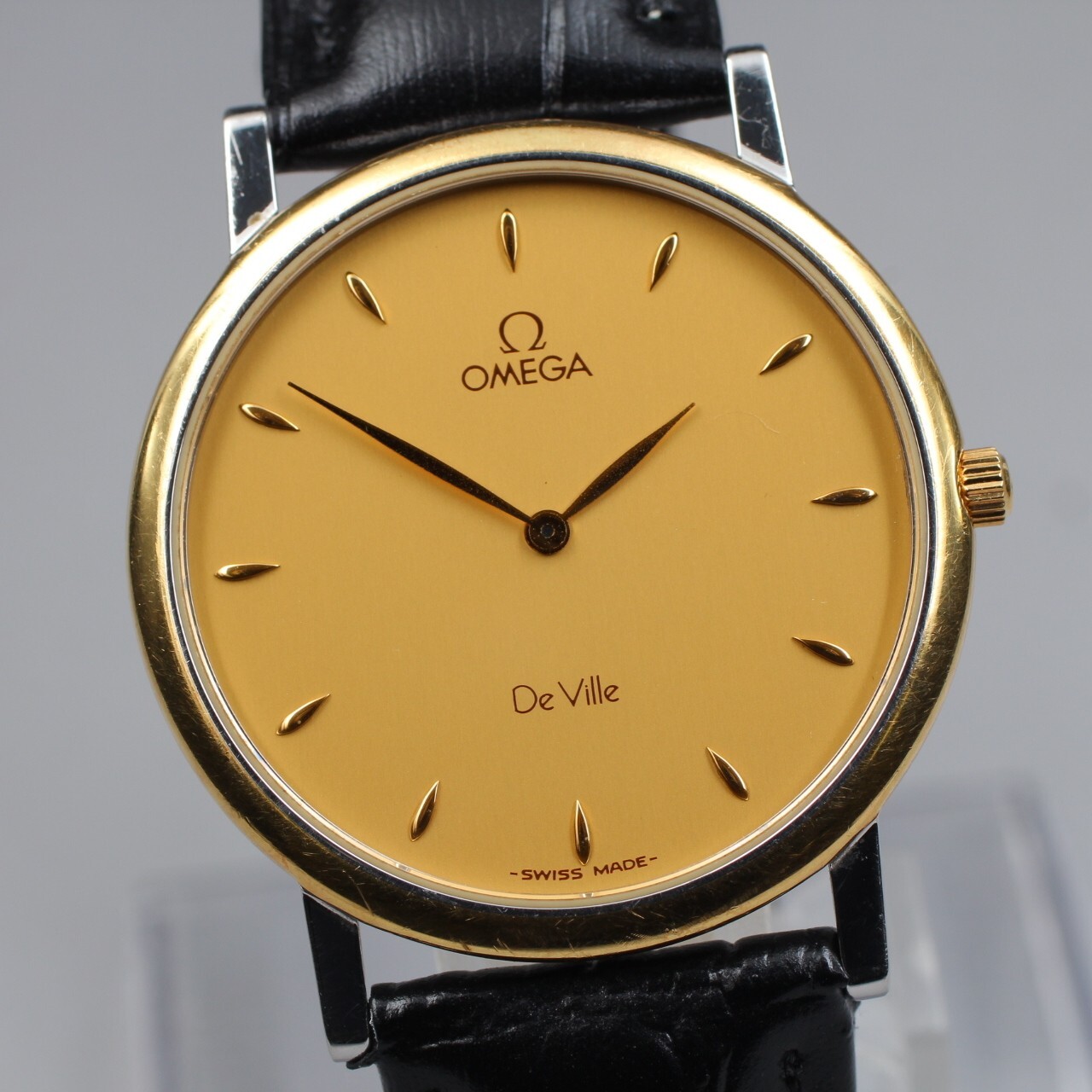 【不動】OMEGA De Ville オーバルクォーツ OMEGA オメガ Devill デビル クォーツ メンズ腕時計