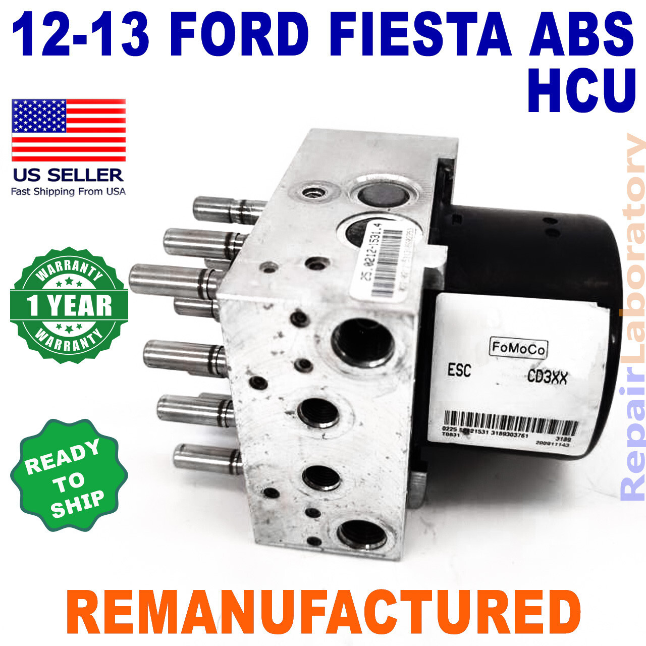 ✓ReBuilt✓ CE8Z-2C405-A 2012-2013 Ford Fiesta ABS Hydraulic