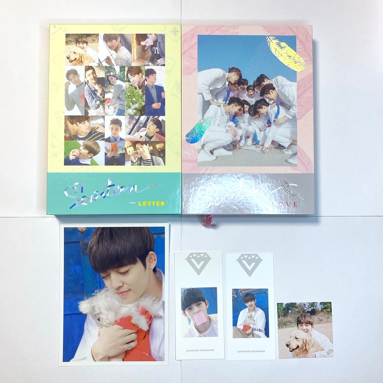 SEVENTEEN 1st album Love letter 2 ver. S.coups complete set