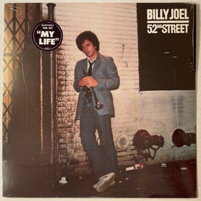 BILLY JOEL 52nd Street 1978 US ORG SEALED LP + Hype Sticker My Life + Honesty