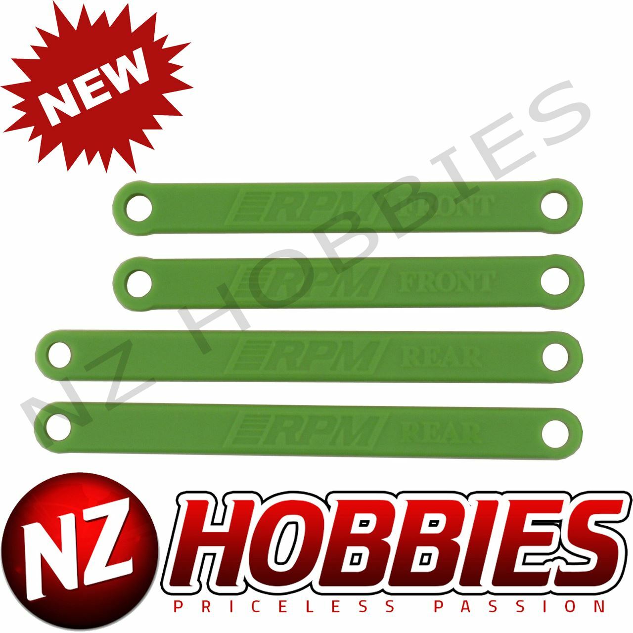 RPM 81264 Camber Links Green for Traxxas Rustler / Stampede