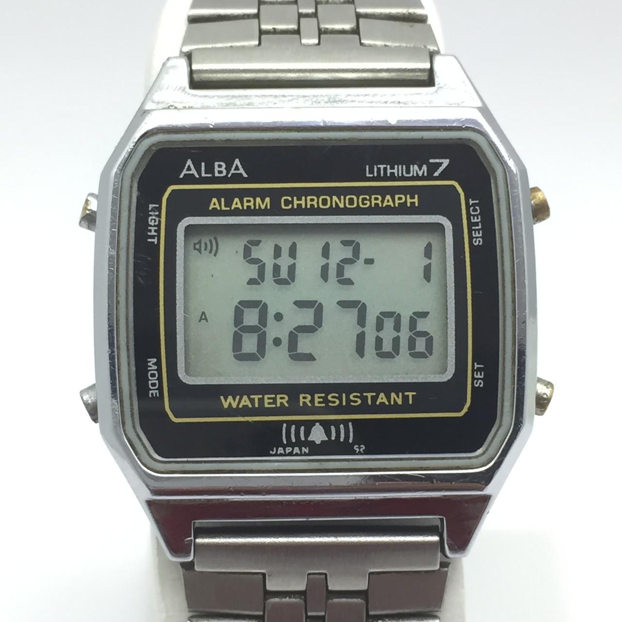 セイコー ALBA デジタル LITHIUM7 ヴィンテージ W309-4210 d258ee76-6732-4fef-ad31-
