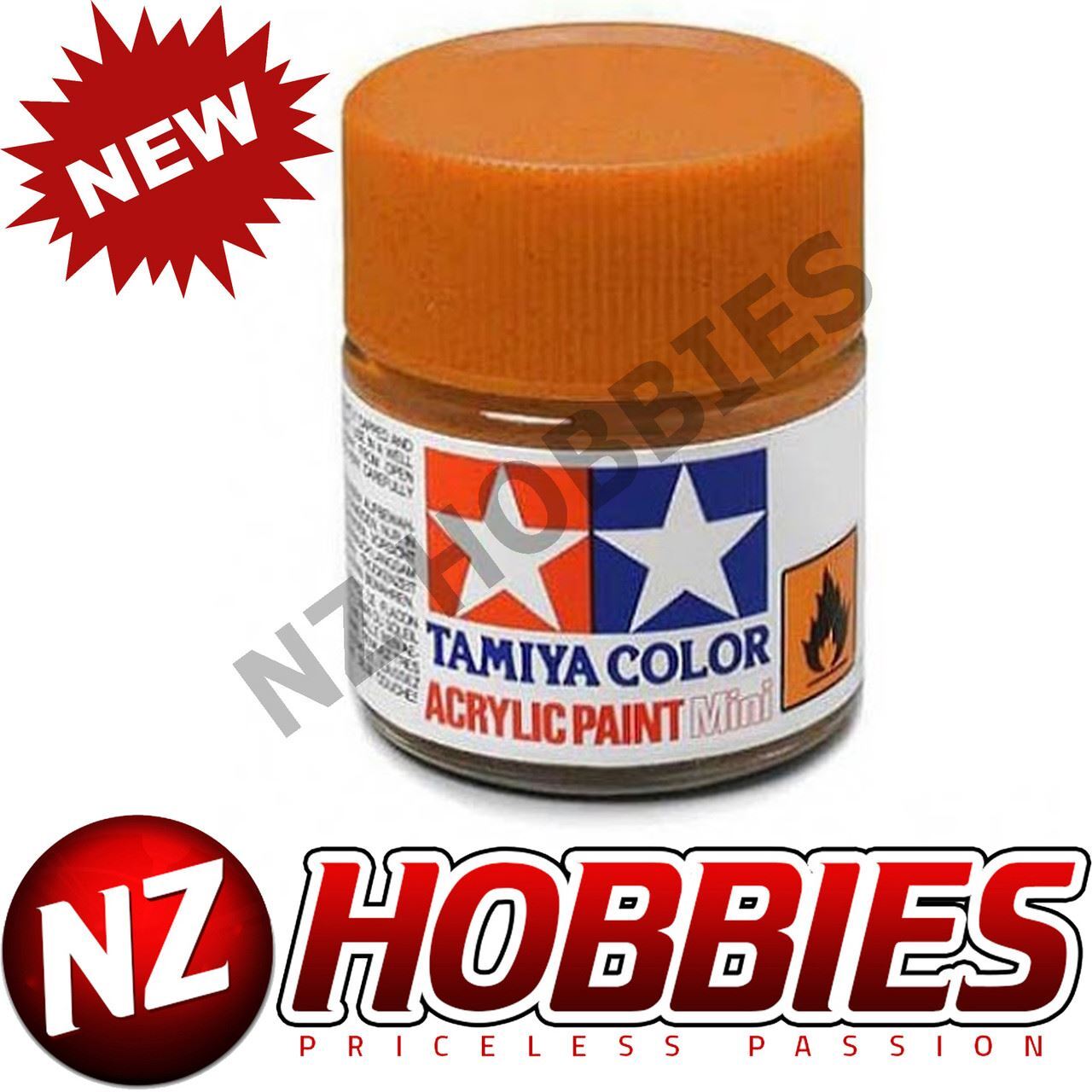 TAMIYA TAM81506 Acrylic Mini X6, Orange