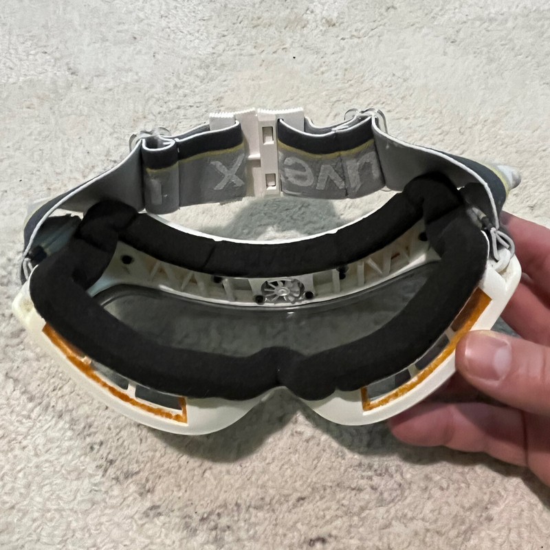 Vintage uvex Air Stream Clima-Zone Ski Snowboard Goggles w/fan free shipping