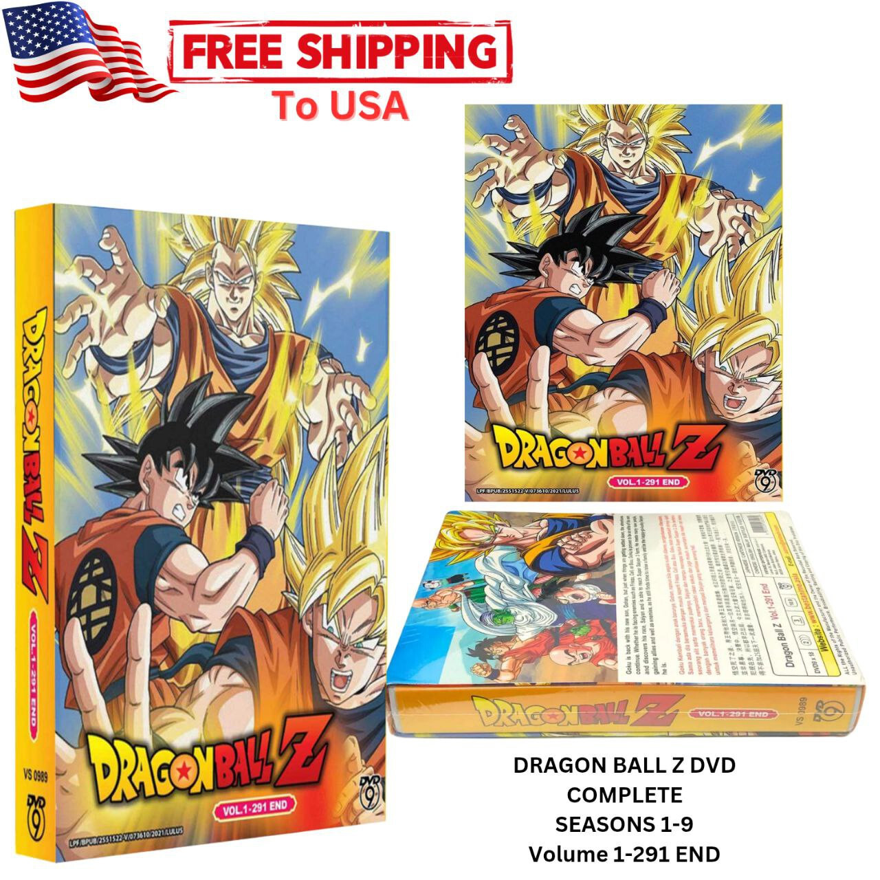 DRAGON BALL Z The Complete TV Series Full Seasons Episodes 1