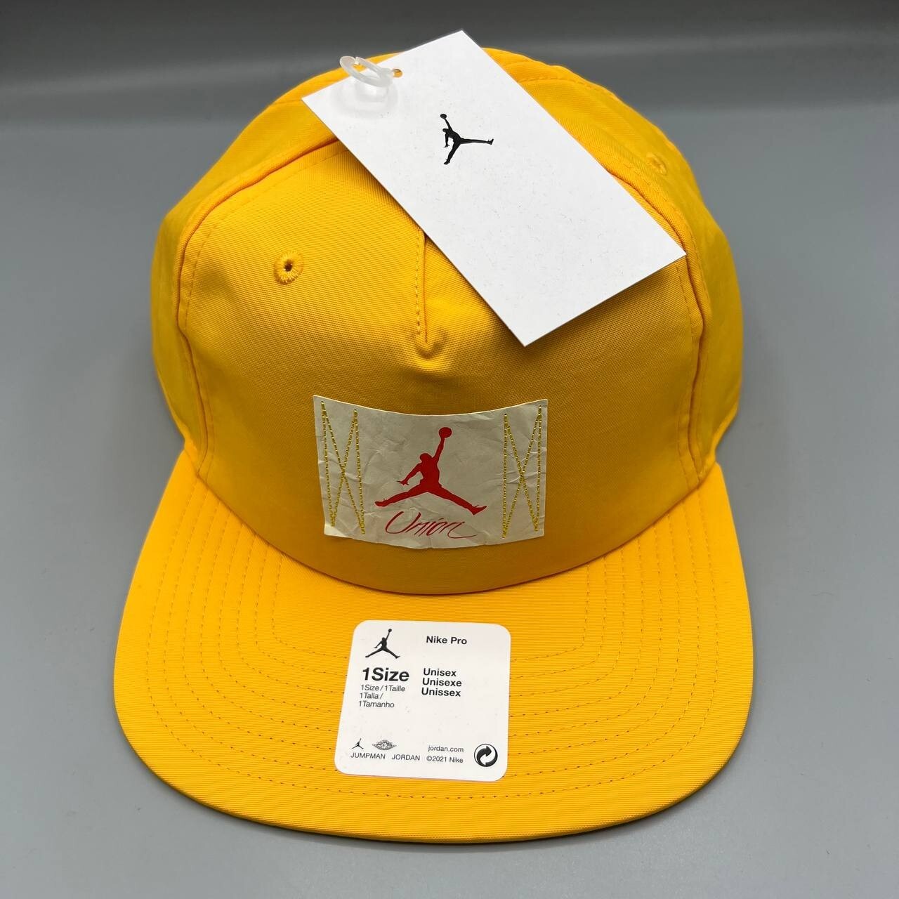 Air Jordan x Union Hat Men Yellow Jumpman Strap Back Cap New