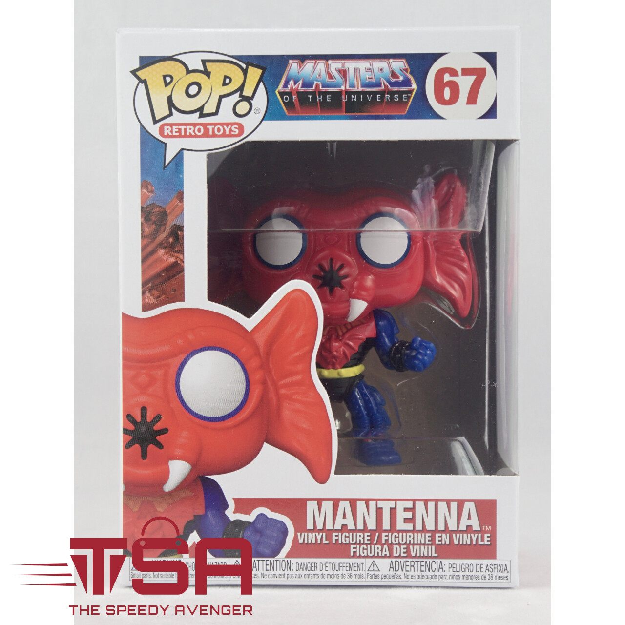 IN HAND! Mantenna ECCC 2021 Masters of the Universe Funko Pop Shared Exclusive W