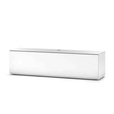 W/ Hidden Wheels For Tvs Up To 75" - White