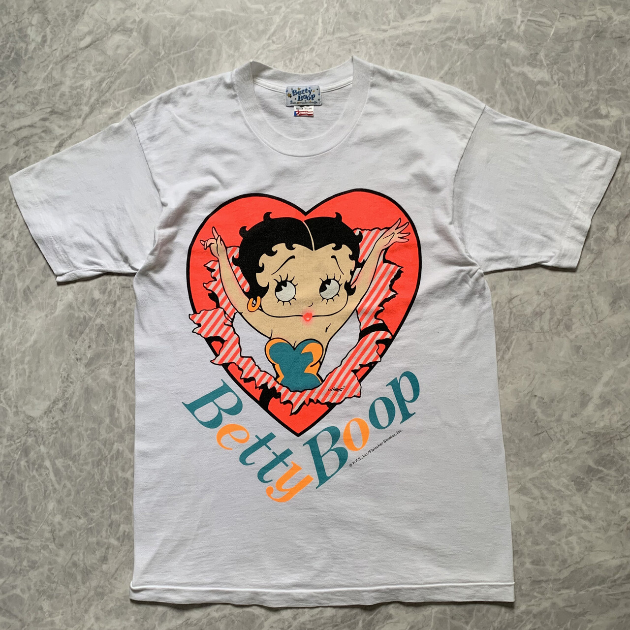 VTG 90s BETTY BOOP HART LOGO T-SHIRT SIZE L MADE IN USA | eBay