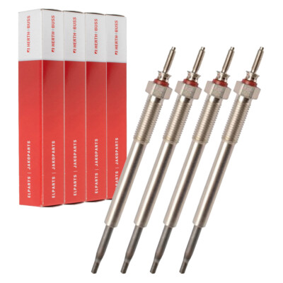 4x HERTH+BUSS Glühkerze für HYUNDAI i20 i30 i40 KIA SOUL VENGA 1.4/1.6/1.7 CRDi