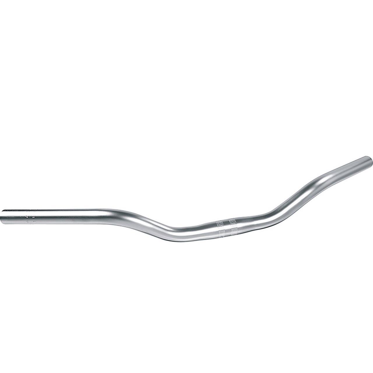Manubrio Ergotec Humpert 560 Mm – Acciaio Cromato Per Bici City E Trekking, Attacco 25,4 Mm
