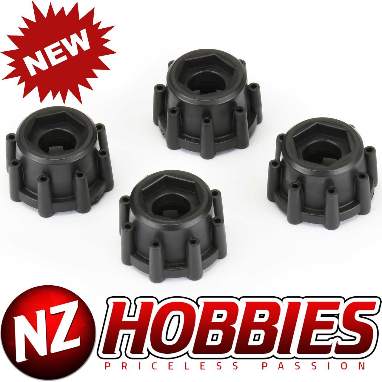 Proline 8x32 to 17mm Hex Adapters for 8x32 3.8" Wheels # PRO634500