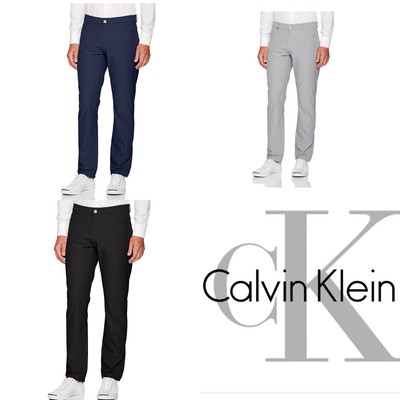 Calvin Klein Mens Slim Fit Stretch Pants