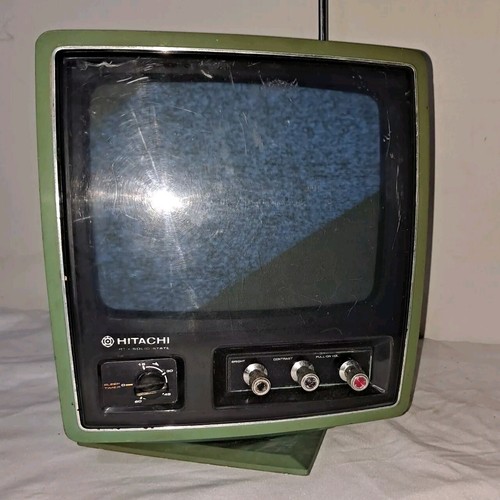 VINTAGE HITACHI I-48 TRANSISTOR TELEVISION CRT TV RECEIVER 9 VINTAGE HITACHI I-48 TRANSISTOR TELEVISION CRT TV RECEIVER 9