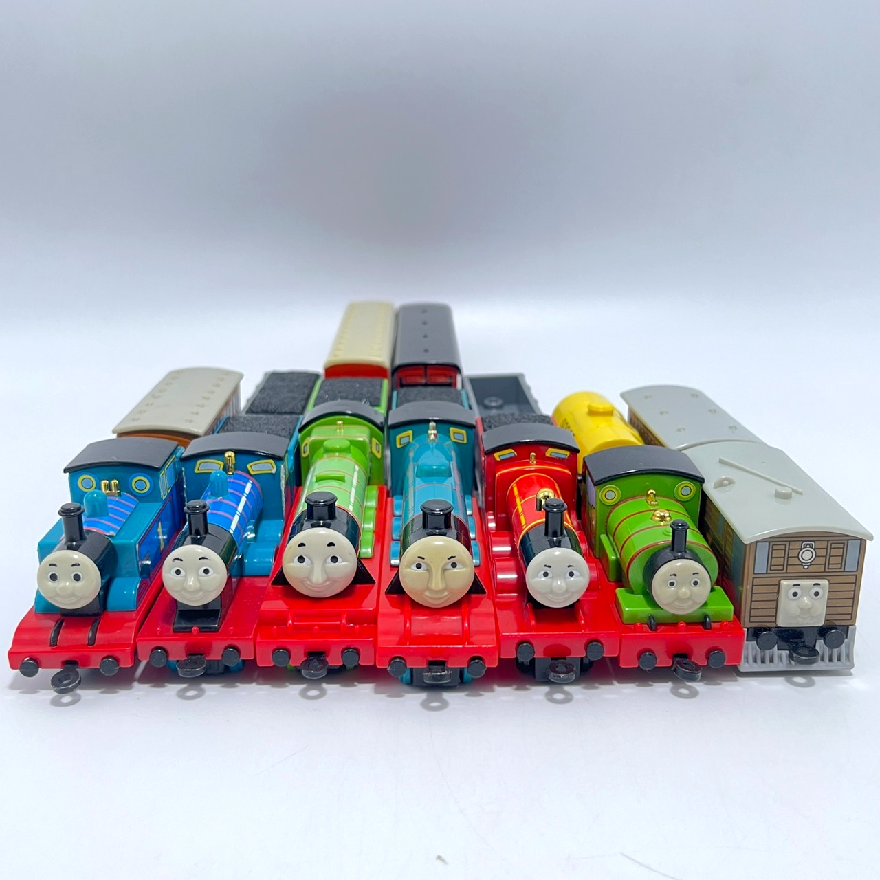 成功の実現 & 盛大な人生 セット Set of 14 pcs Thomas Nakayoshi Series Vol.1 BANDAI 1995 Push