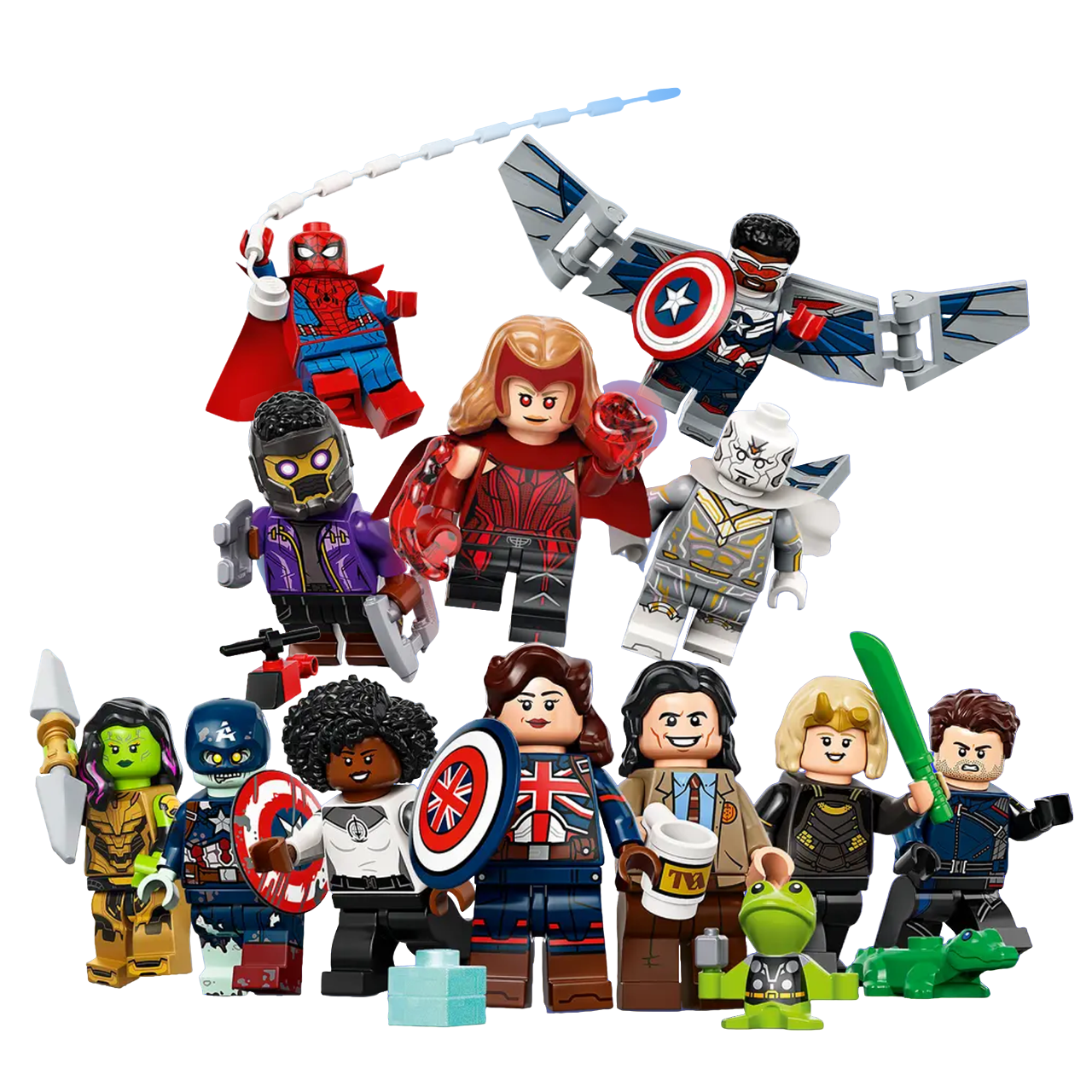 Lego Marvel Minifigures 71031 Marvel Studios Wandavision Loki What if Falcon eBay